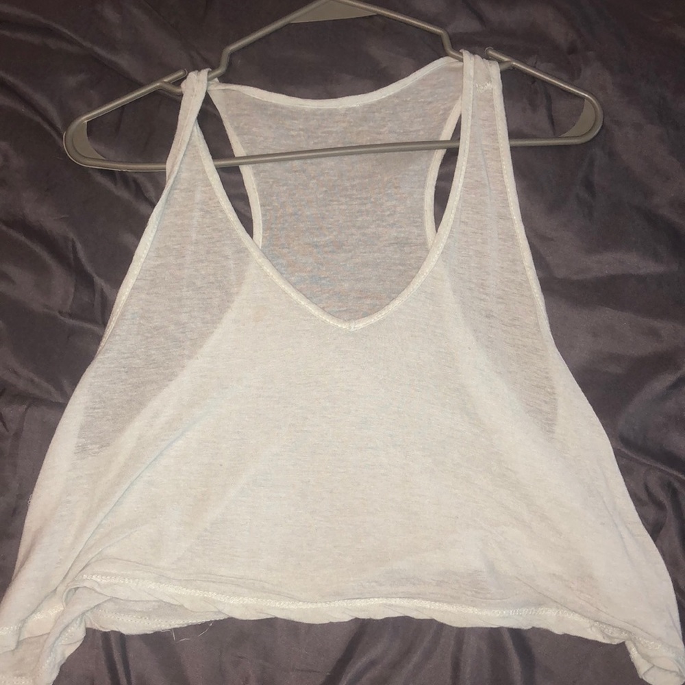 Light Blue Crop Top